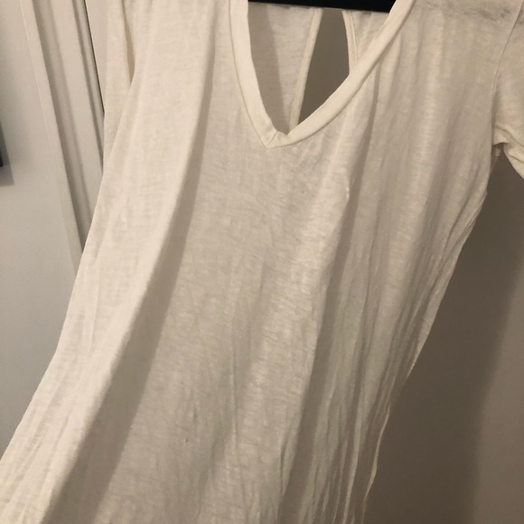 Emerson Fry luxe Ivory linen T dress - Picture 2 of 5